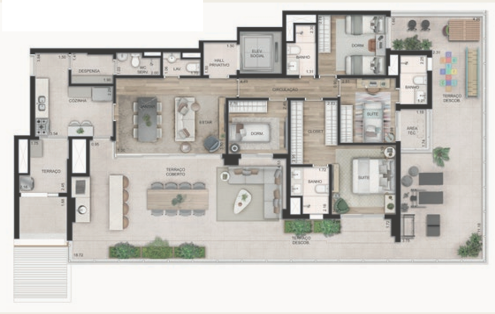 Apartamento, 4 quartos, 179 m² - Foto 8