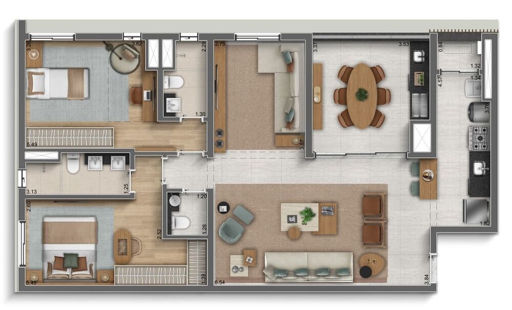 Apartamento, 3 quartos, 275 m² - Foto 7