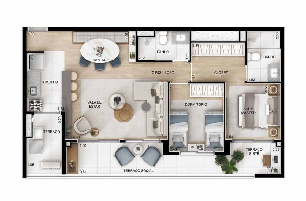 Apartamento, 3 quartos, 80 m² - Foto 30