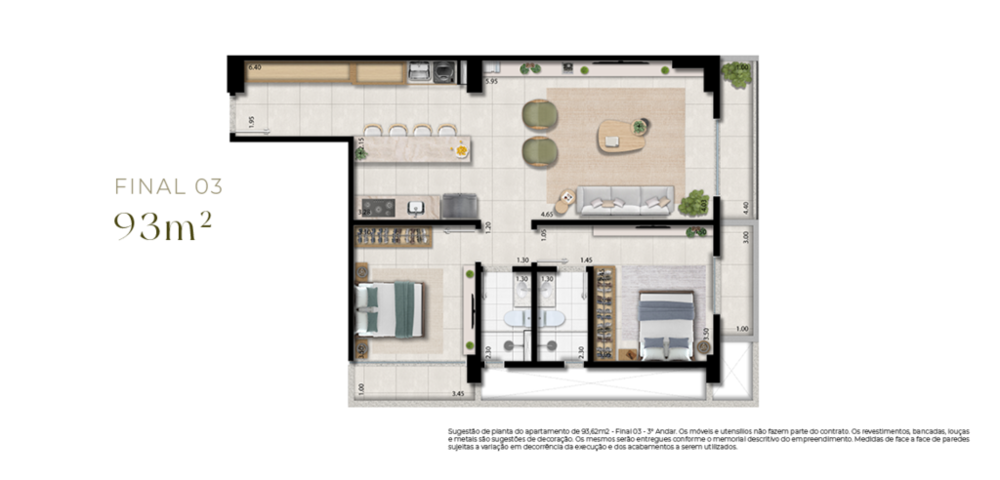 Apartamento, 2 quartos, 90 m² - Foto 17