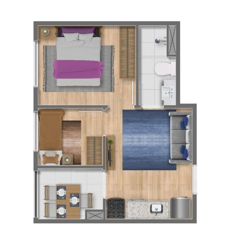 Apartamento, 1 quarto, 27 m² - Foto 13