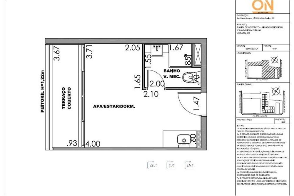 Apartamento, 1 quarto, 22 m² - Foto 5