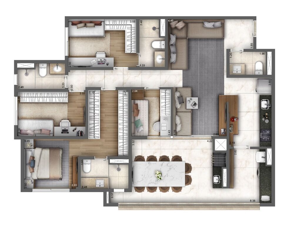 Apartamento, 2 quartos, 71 m² - Foto 7