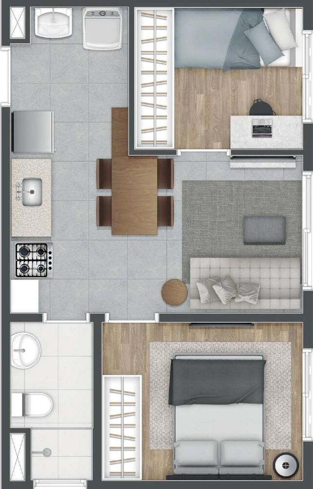 Apartamento, 1 quarto, 24 m² - Foto 4