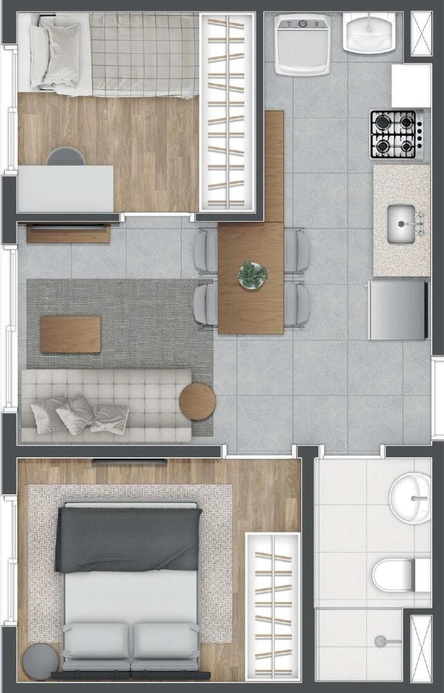 Apartamento, 1 quarto, 24 m² - Foto 6