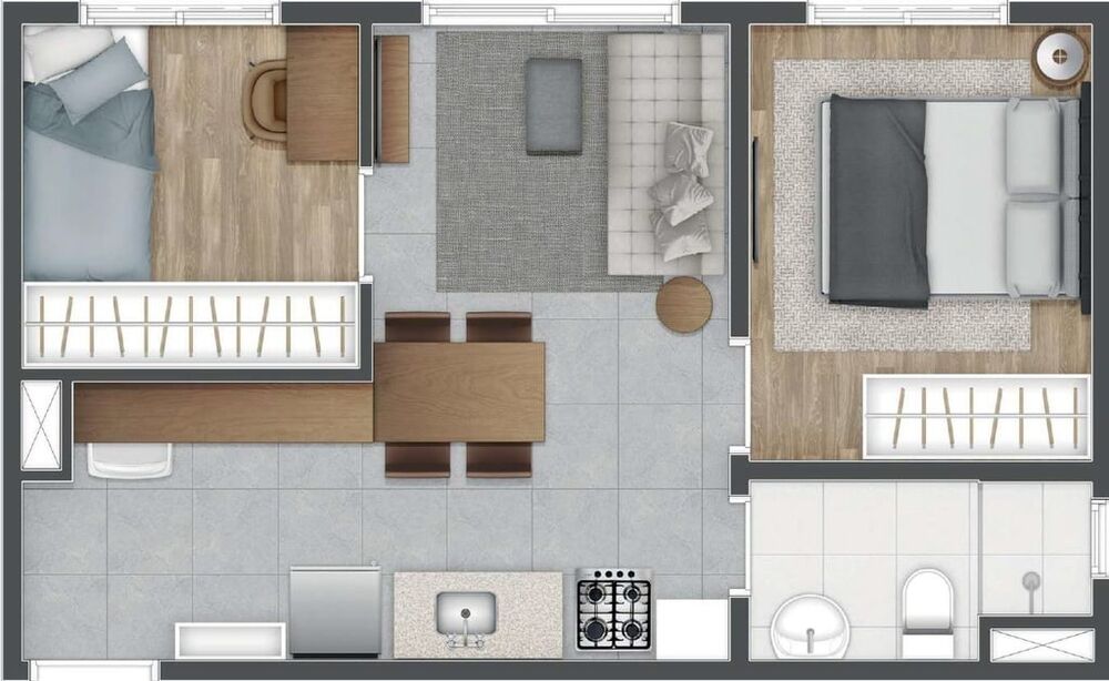 Apartamento, 1 quarto, 24 m² - Foto 5