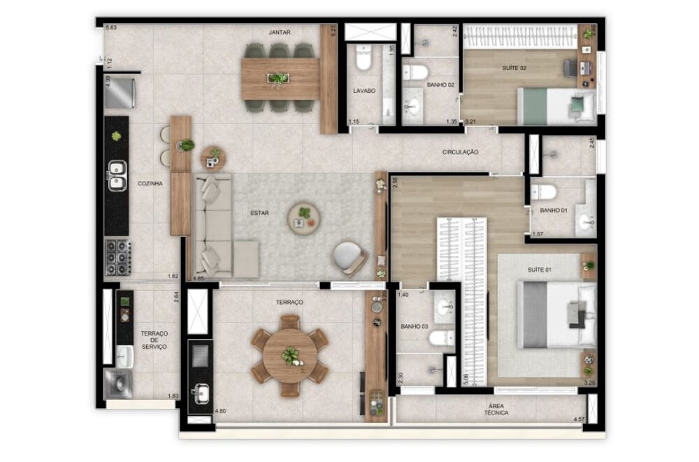 Apartamento, 2 quartos, 87 m² - Foto 36