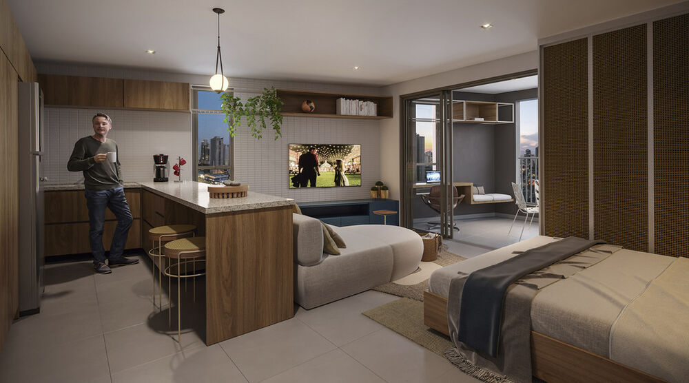 Apartamento, 1 quarto, 19 m² - Foto 8