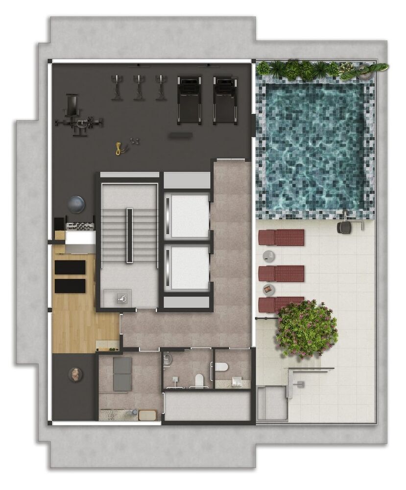 Apartamento, 1 quarto, 33 m² - Foto 4