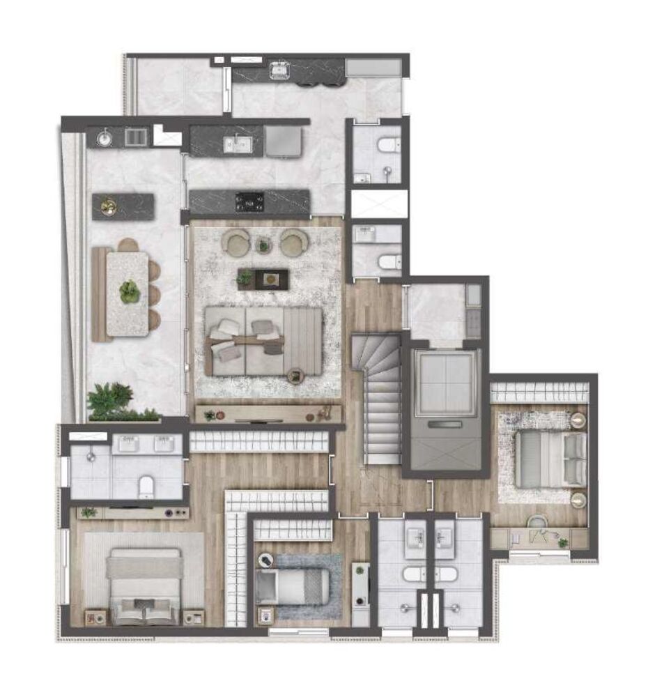 Apartamento, 4 quartos, 292 m² - Foto 6