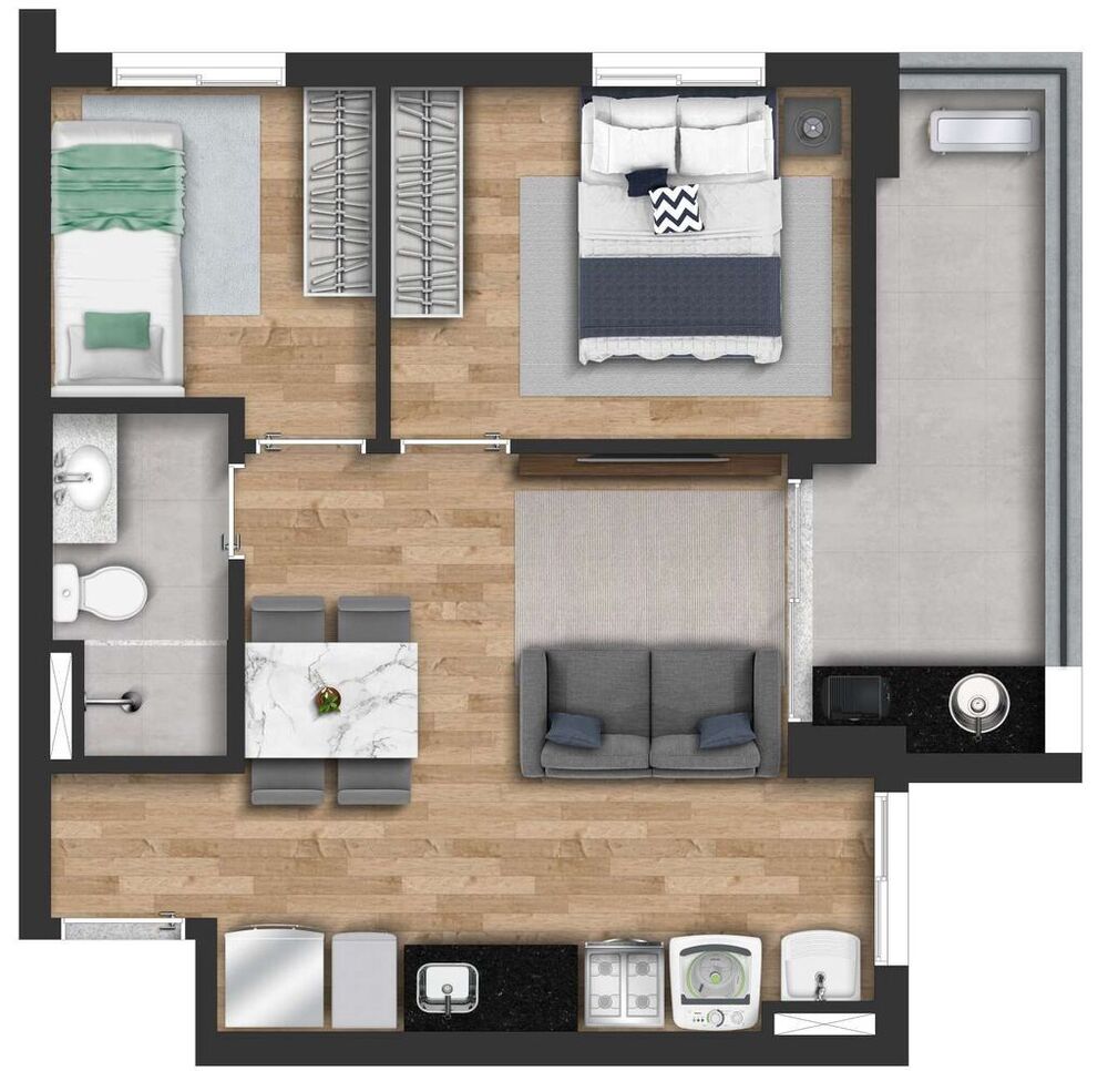 Apartamento, 1 quarto, 29 m² - Foto 8