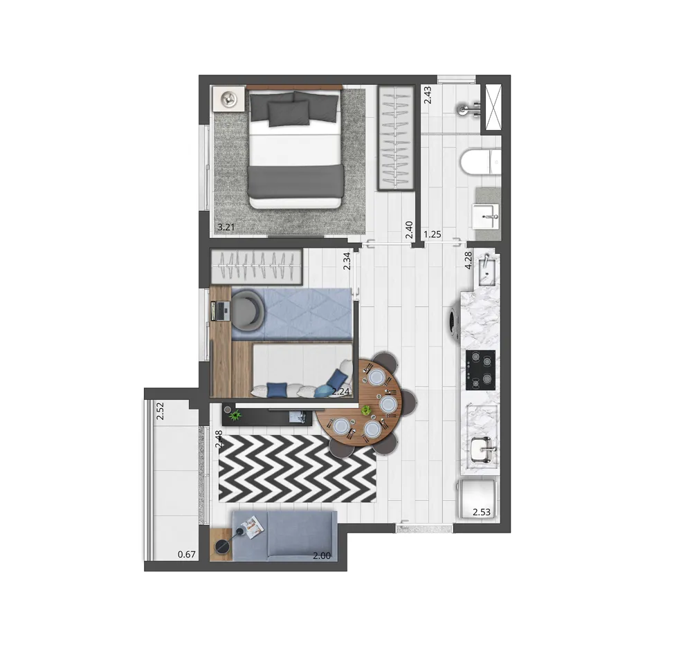 Apartamento, 2 quartos, 62 m² - Foto 18