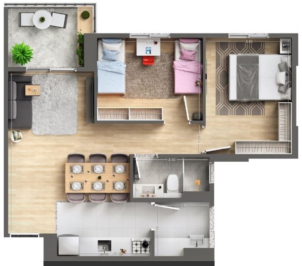 Apartamento, 1 quarto, 33 m² - Foto 12