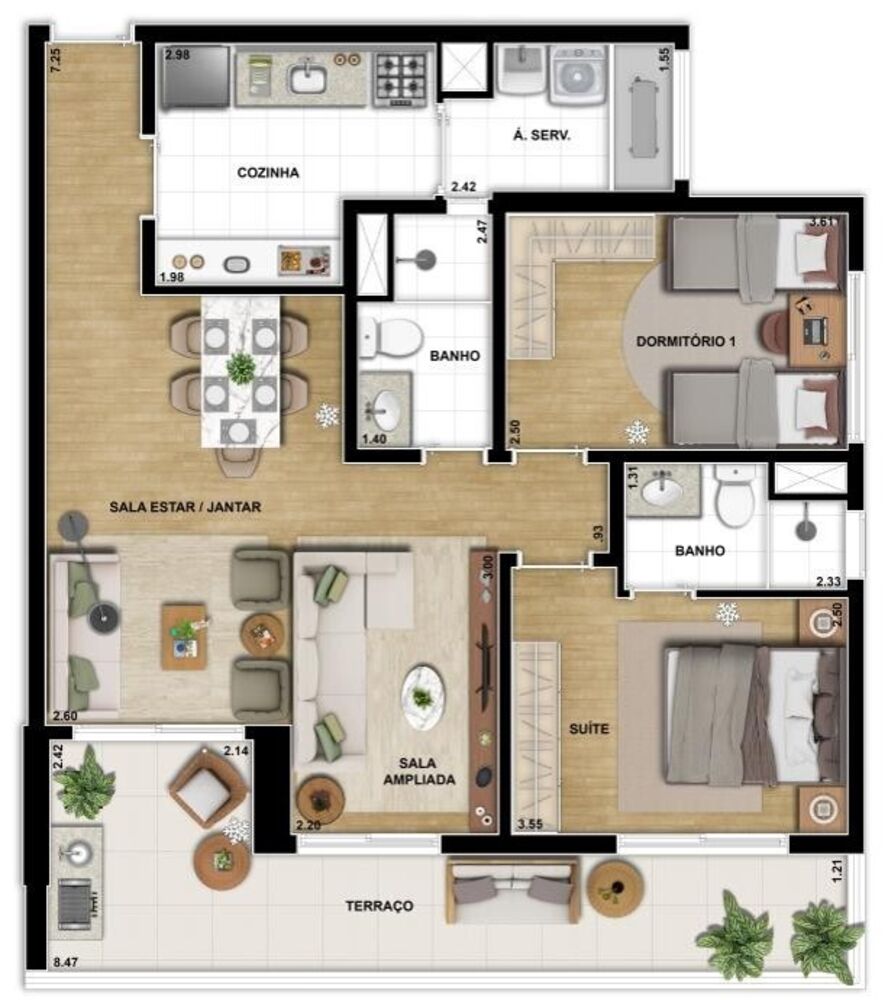 Apartamento, 3 quartos, 122 m² - Foto 17