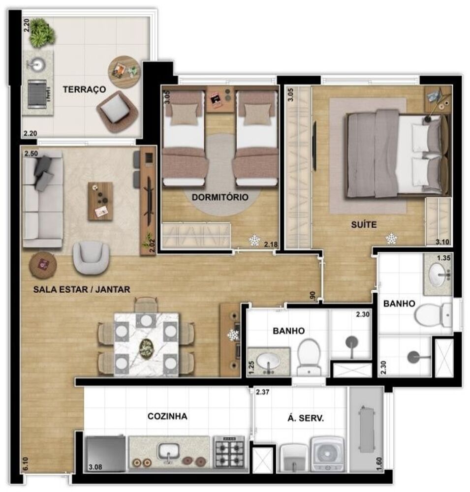 Apartamento, 3 quartos, 122 m² - Foto 18