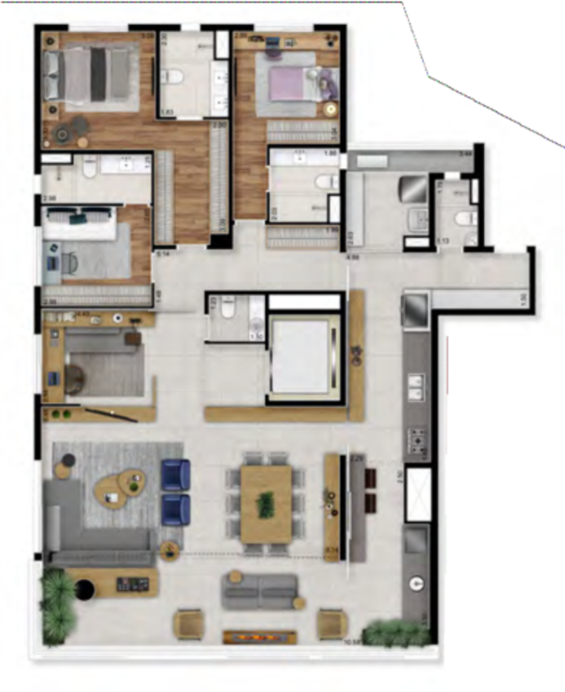 Apartamento, 3 quartos, 270 m² - Foto 28
