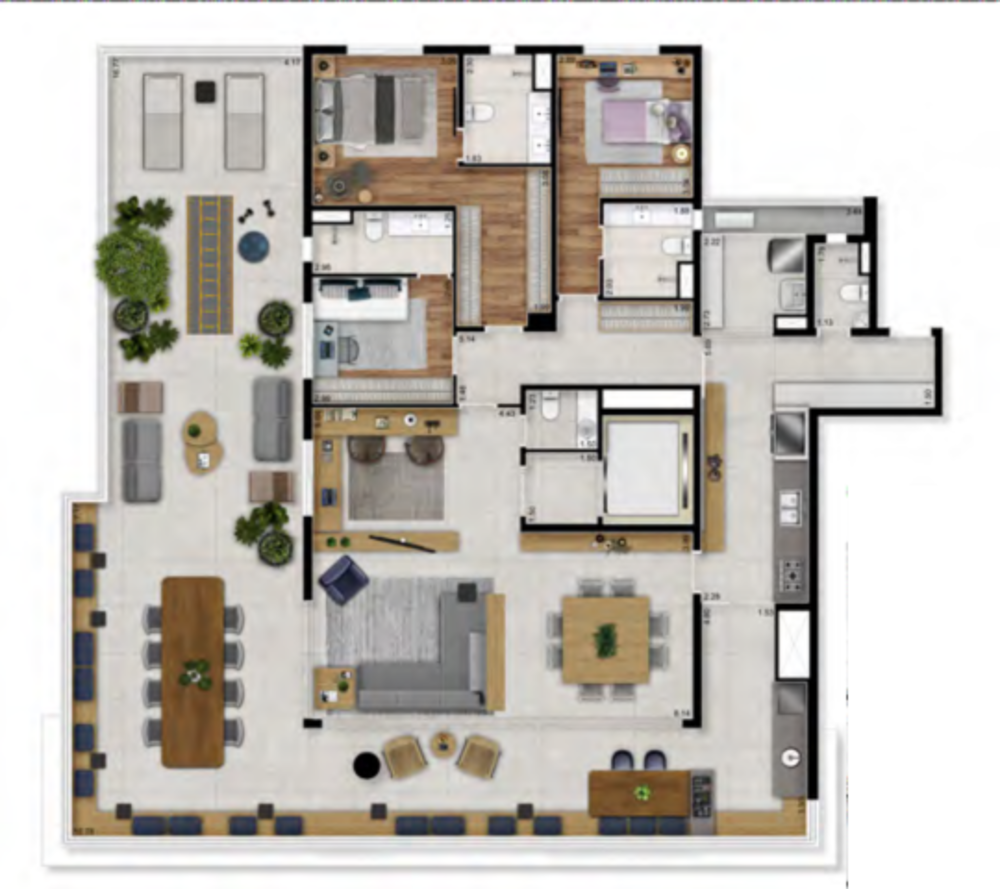Apartamento, 3 quartos, 270 m² - Foto 34