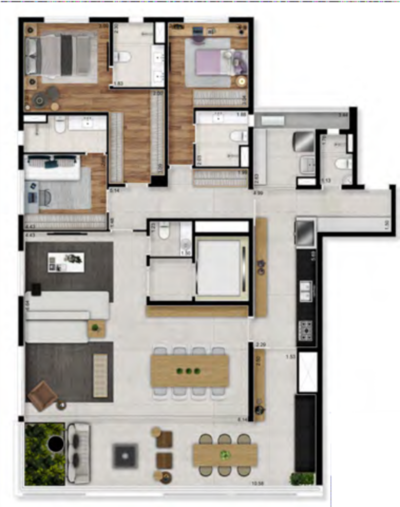 Apartamento, 3 quartos, 270 m² - Foto 27
