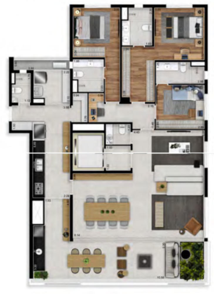 Apartamento, 3 quartos, 270 m² - Foto 29