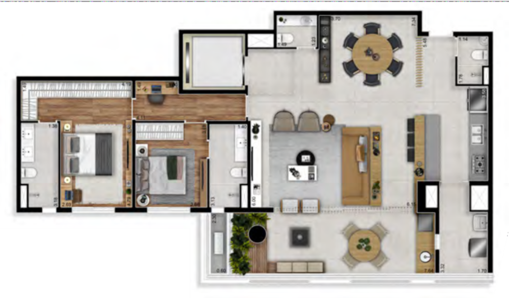 Apartamento, 3 quartos, 270 m² - Foto 33
