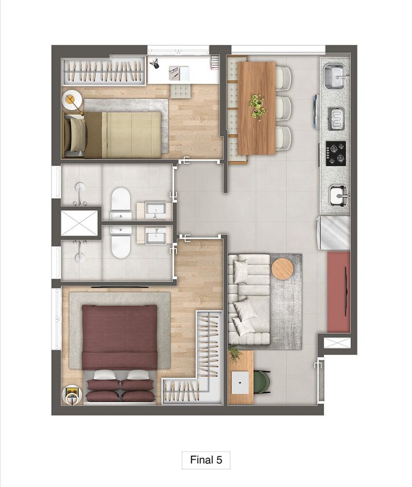 Apartamento, 2 quartos, 41 m² - Foto 13