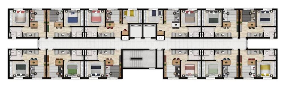 Apartamento, 1 quarto, 22 m² - Foto 8