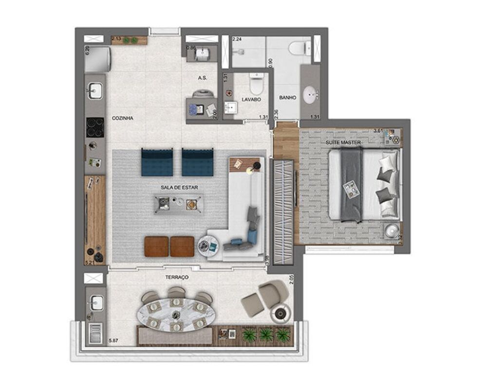 Apartamento, 3 quartos, 181 m² - Foto 12