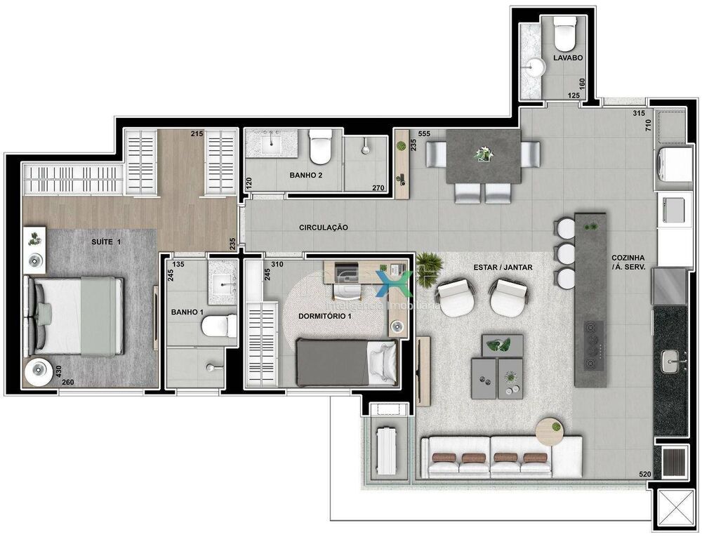 Apartamento, 2 quartos, 84 m² - Foto 11