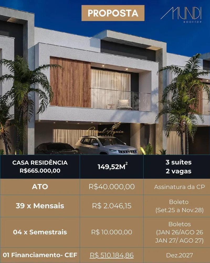 Casa de Condomínio, 3 quartos - Foto 2