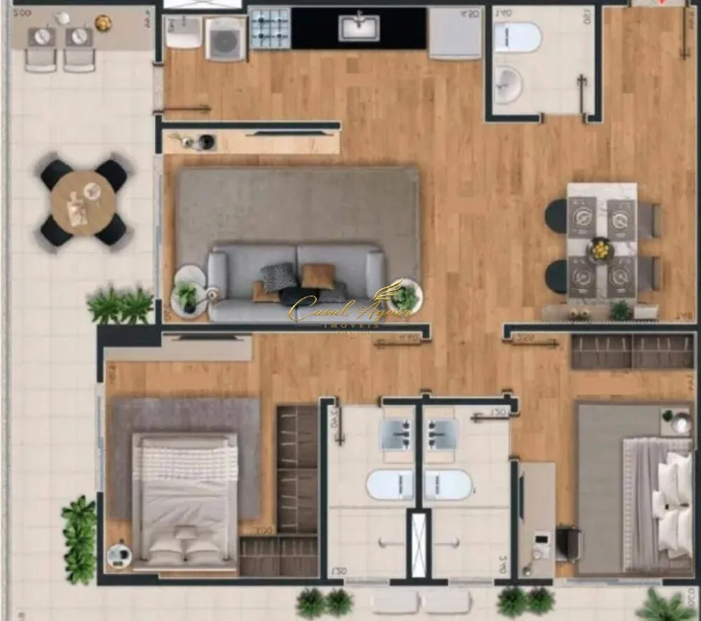 Apartamento, 2 quartos, 90 m² - Foto 10