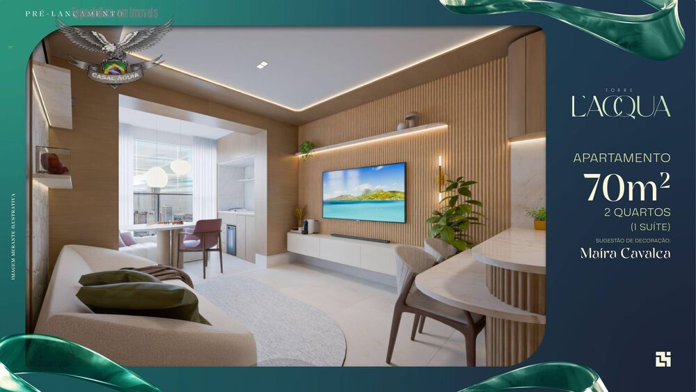 Apartamento à venda com 2 quartos, 70m² - Foto 2