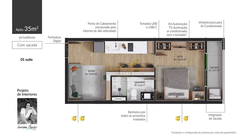 Apartamento, 1 quarto, 29 m² - Foto 8