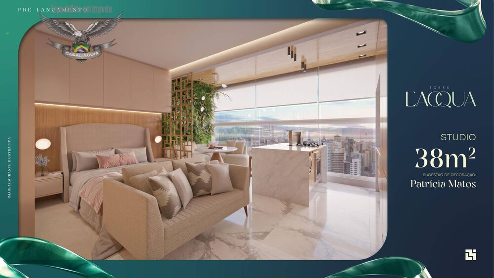 Apartamento à venda com 1 quarto, 34m² - Foto 1