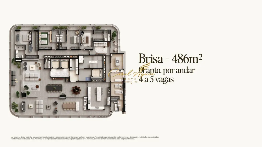 Apartamento, 4 quartos, 486 m² - Foto 1