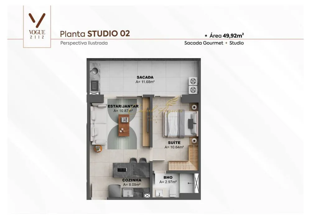 Apartamento, 1 quarto, 49 m² - Foto 5