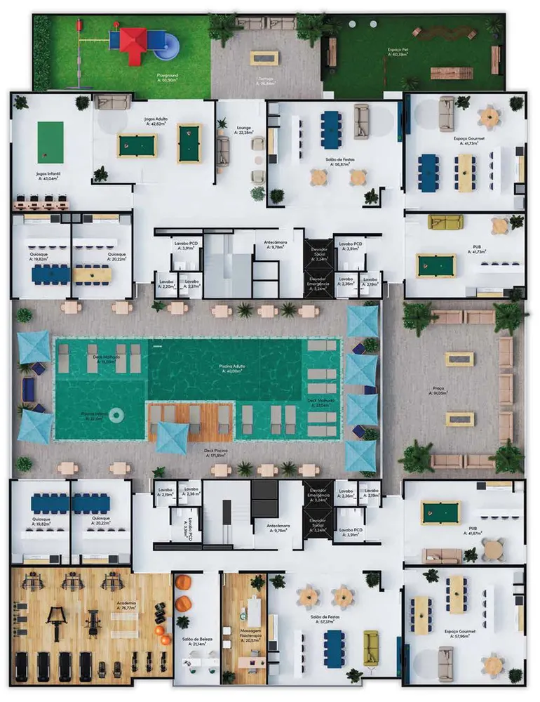 Apartamento, 2 quartos, 62 m² - Foto 1