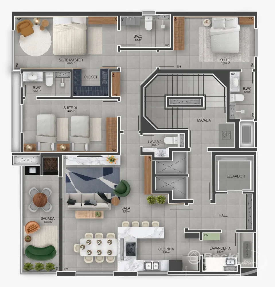 Apartamento, 3 quartos, 140 m² - Foto 2