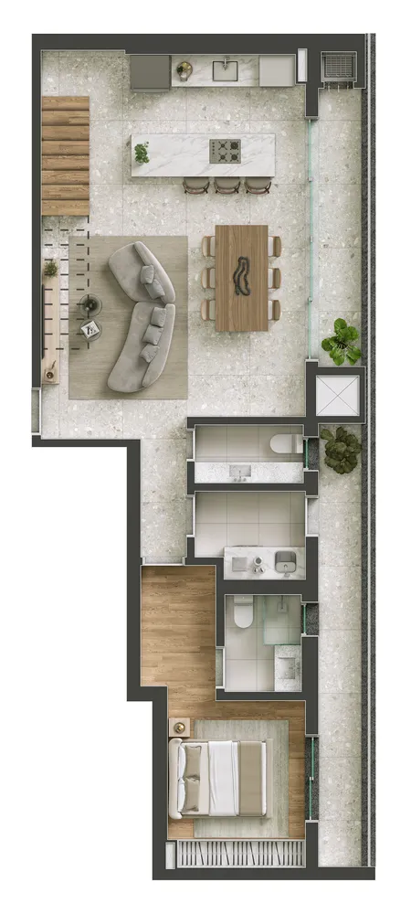 Apartamento, 2 quartos, 69 m² - Foto 7