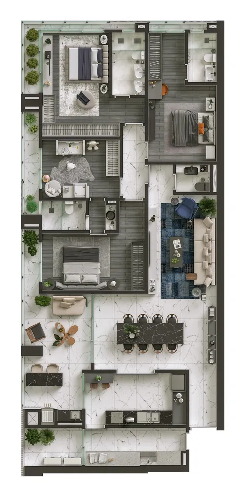 Apartamento, 3 quartos, 142 m² - Foto 4