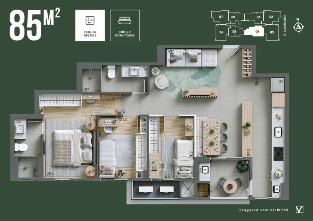 Apartamento, 2 quartos, 73 m² - Foto 12