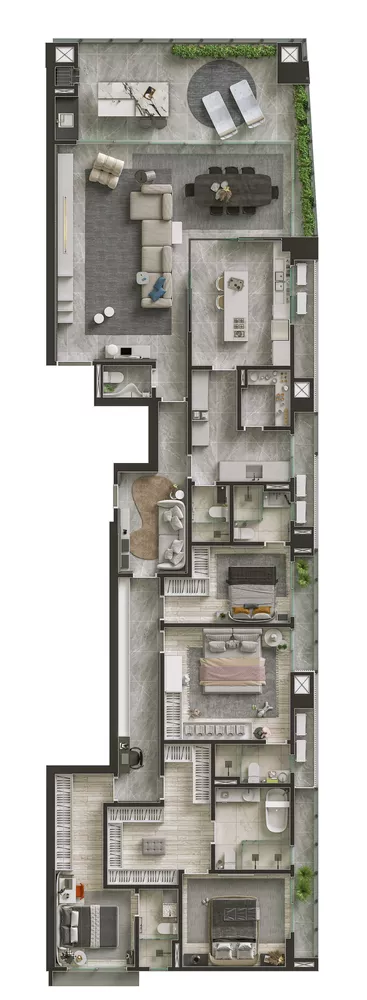 Apartamento, 3 quartos, 167 m² - Foto 7