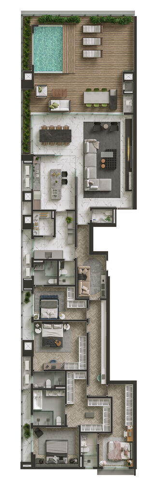 Apartamento à venda com 3 quartos, 167m² - Foto 15