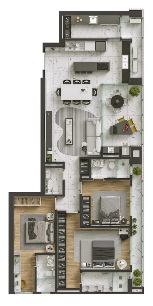 Apartamento, 4 quartos, 175 m² - Foto 4