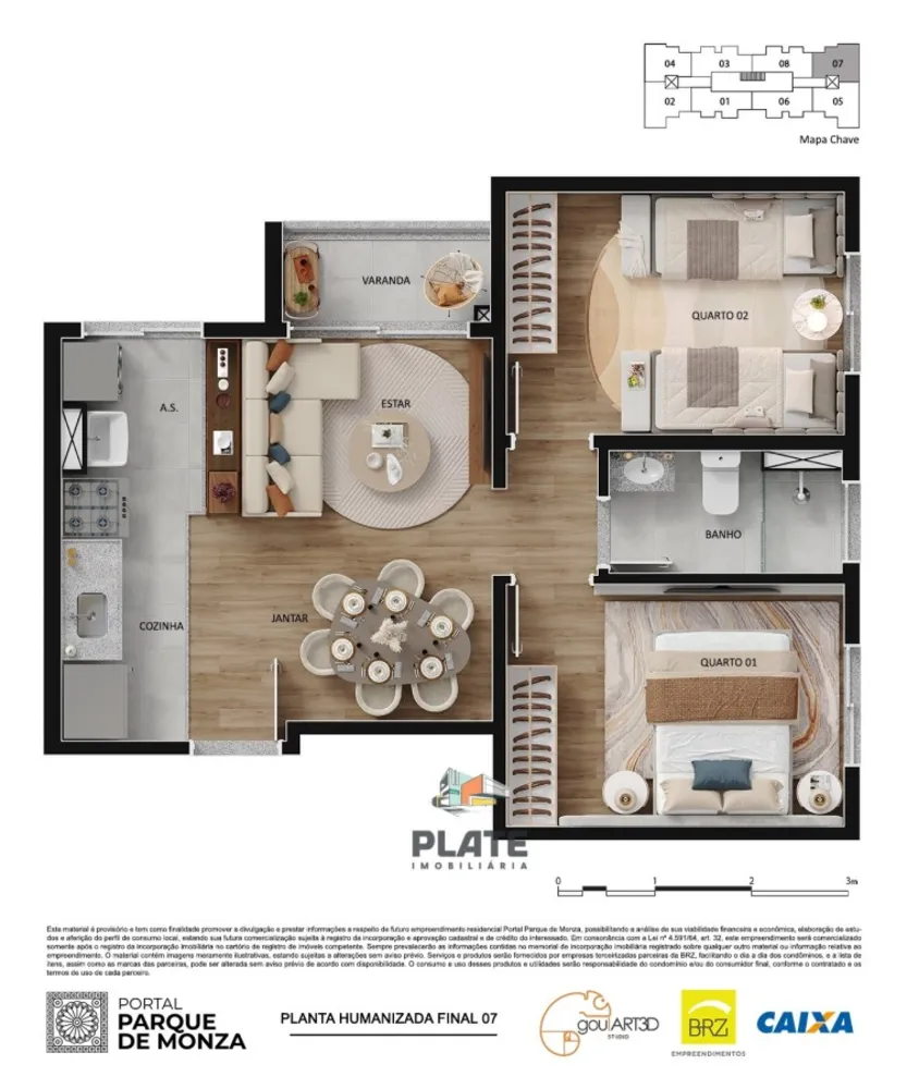 Apartamento, 45 m² - Foto 7