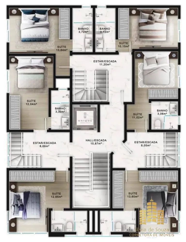Apartamento, 2 quartos, 70 m² - Foto 7