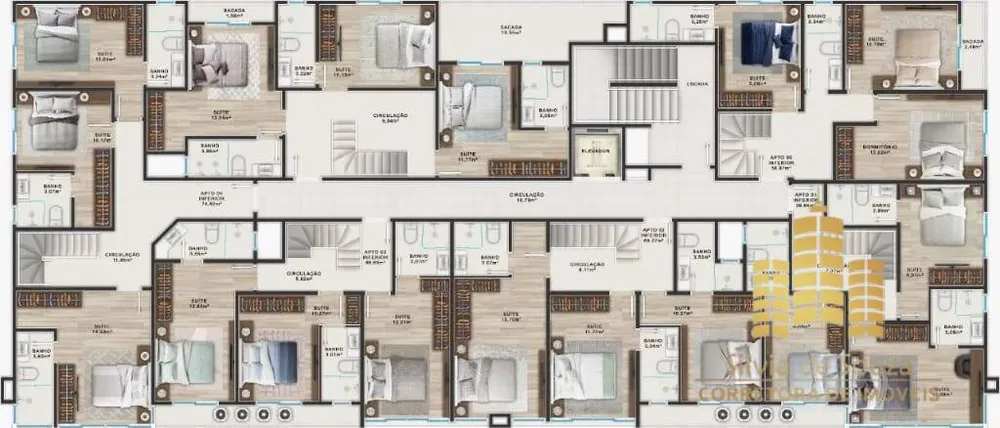 Apartamento, 2 quartos, 72 m² - Foto 8