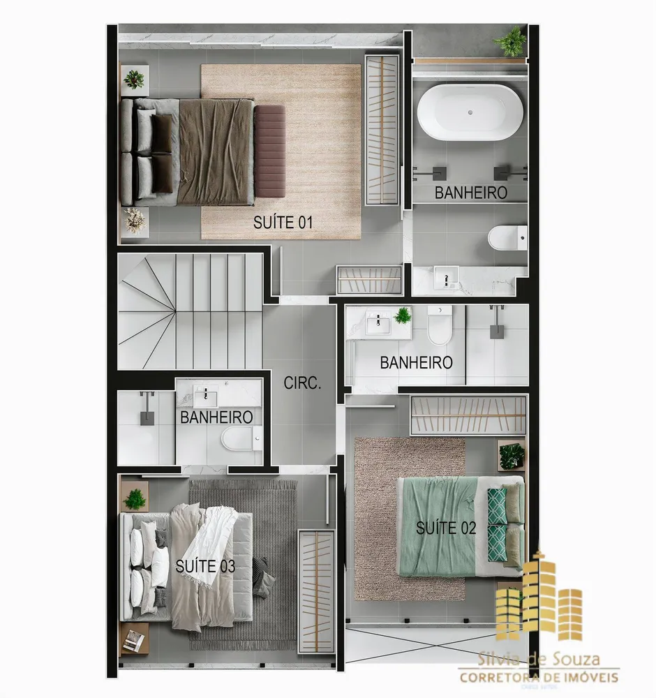 Casa, 3 quartos, 170 m² - Foto 6