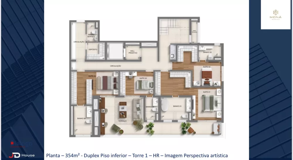 Apartamento, 3 quartos, 137 m² - Foto 3