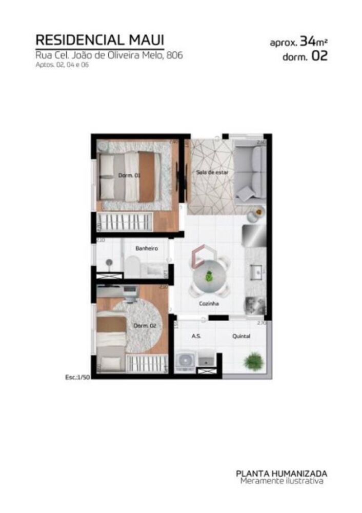 Apartamento, 33 m² - Foto 5