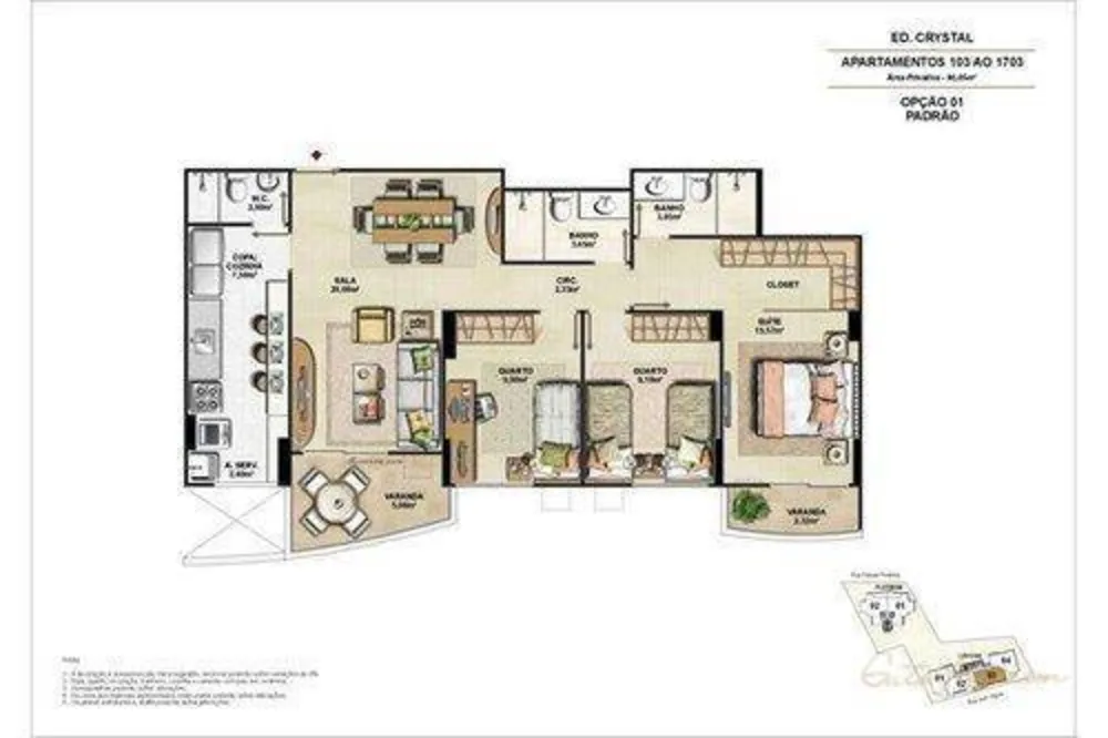 Apartamento, 3 quartos, 97 m² - Foto 44
